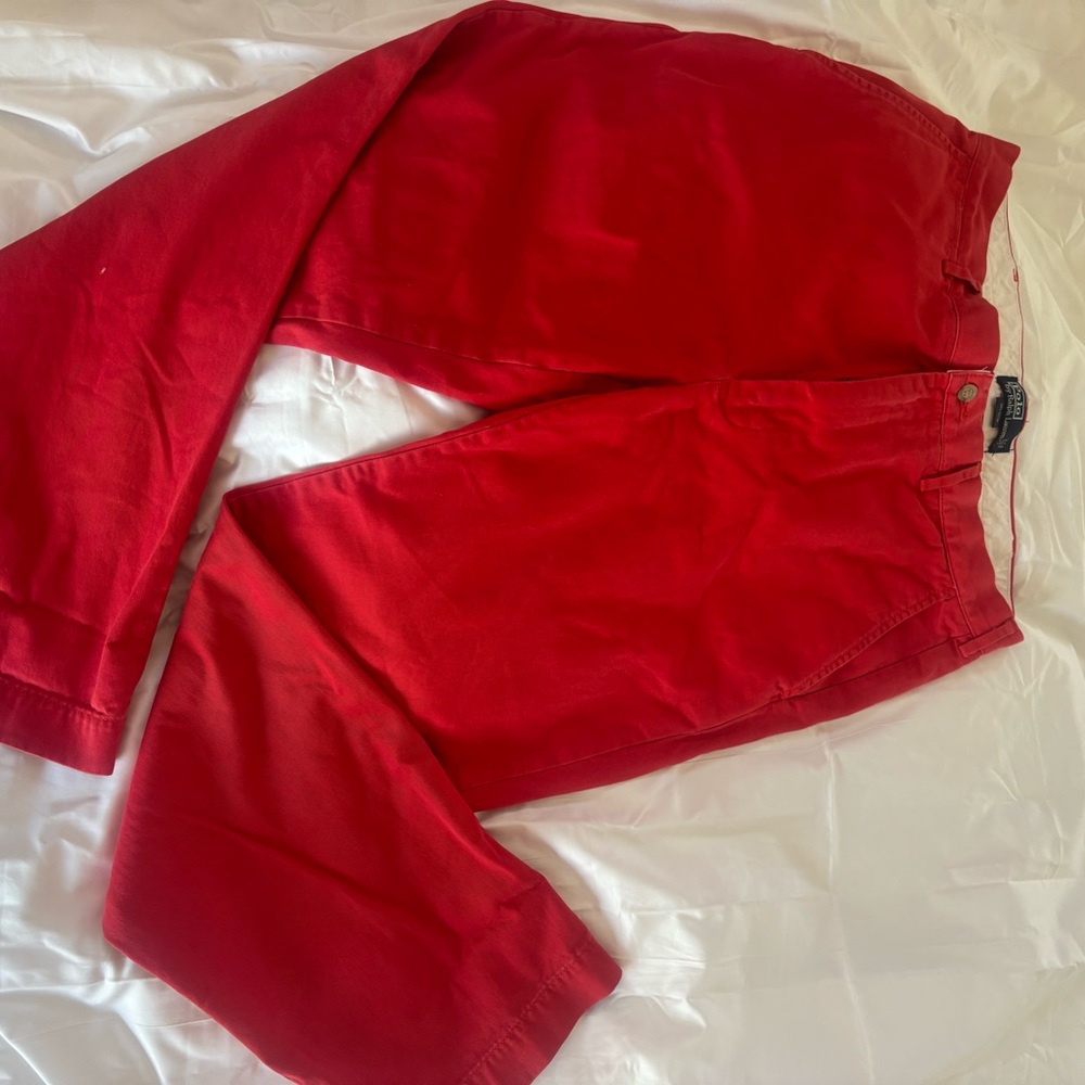 Polo Ralph Lauren Red Pants 35